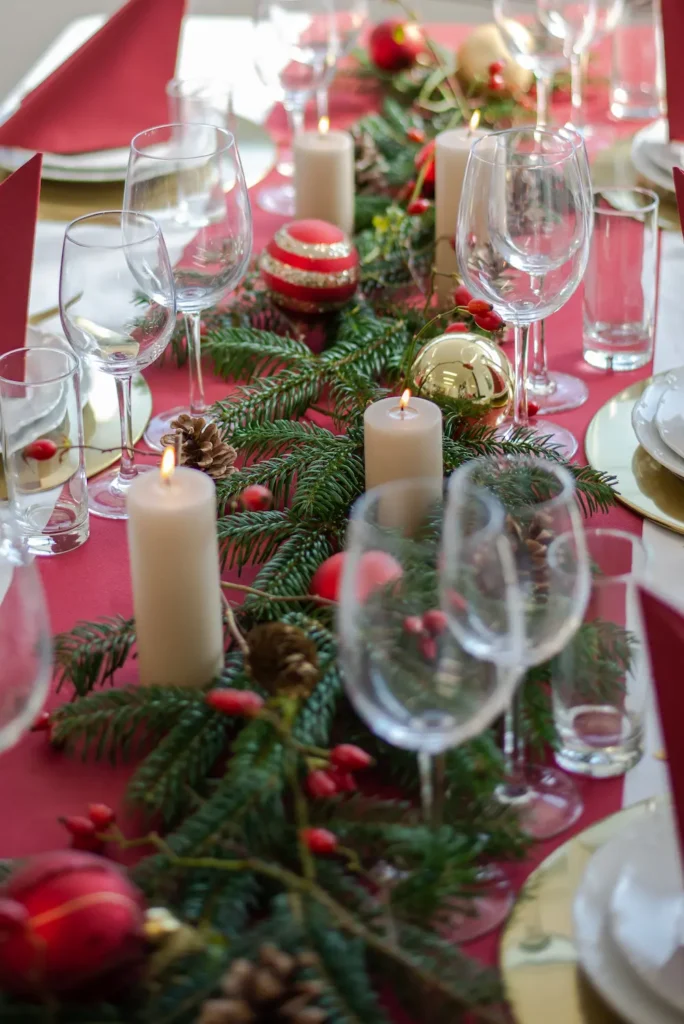 Bordopdækning til julefrokost